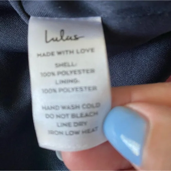 Lulu’s Disco Nights Navy Blue Sequin Bodycon Mini Dress Size Small - Picture 2 of 9